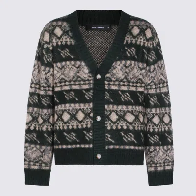 Daily Paper Patterned Button Cardigan In Multi