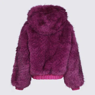 Goldbergh Coats Blue And Green In Purple