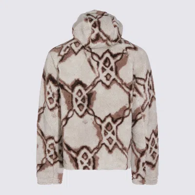 Daily Paper Shield-pattern Hooded Jacket In Brown