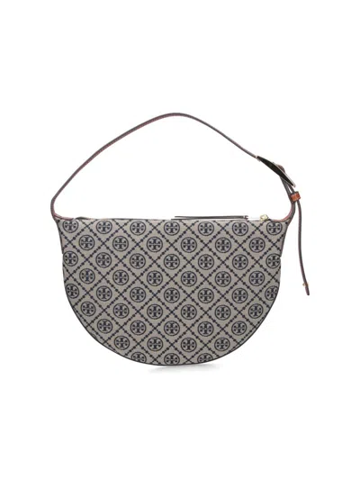 Tory Burch T Monogram Small Balloon Shoulder Bag In Brown