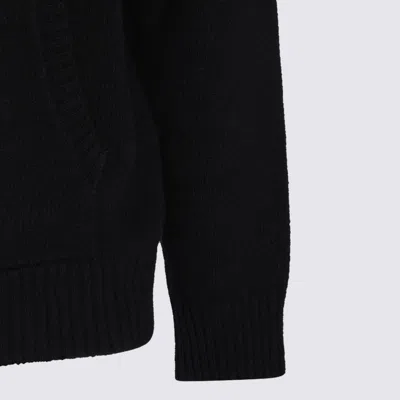 Seven Gauge Sweaters Blacks And Greys In Black