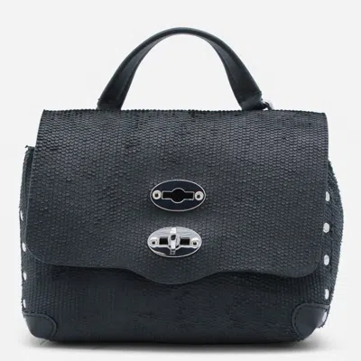 Zanellato Postina Daily Giorno Baby Handbags Black In Neutral