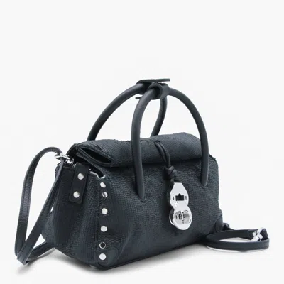 Zanellato Dotta Studded Tote Bag In Black