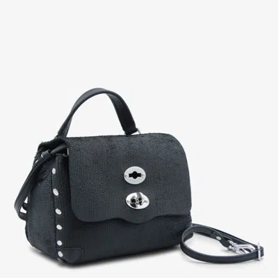 Zanellato Postina Daily Giorno Baby Handbags Black In Neutral