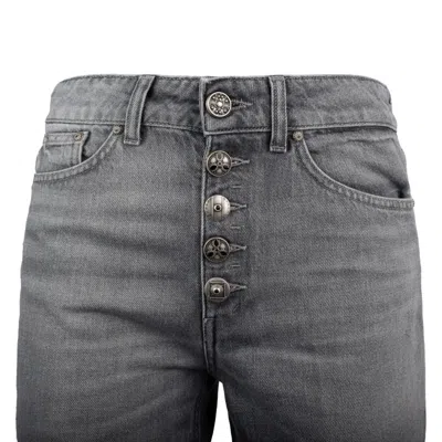 Dondup Koons Loose Jeans In Fixed Denim In Gray