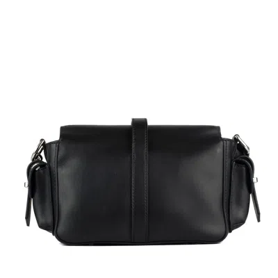 Hogan Small Black Flap Bag In Black