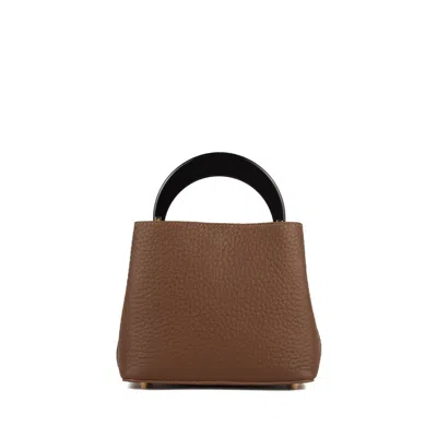 My Best Bag Firenze Ingrid Small Walnut Bag In Brown