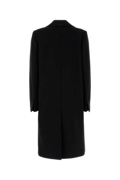 Sportmax Coats In Black