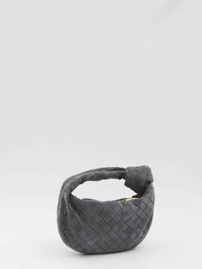 Bottega Veneta Women Graphite Mini Jodie Bag In Gray