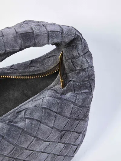 Bottega Veneta Women Graphite Mini Jodie Bag In Gray
