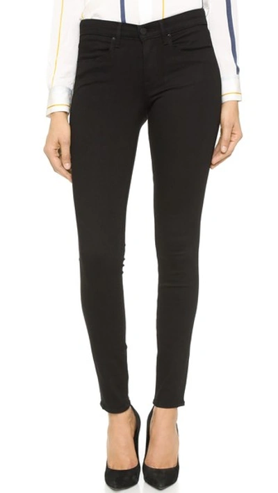 Ayr 'the Skinny' High Rise Skinny Jeans (jet Black)