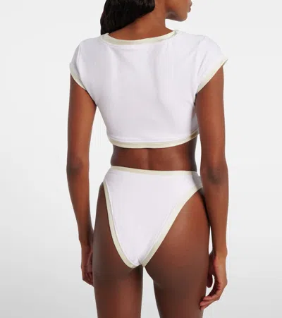 Same Grace Bikini Top In White