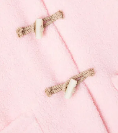 Il Gufo Teddy Duffel Coat In Pink