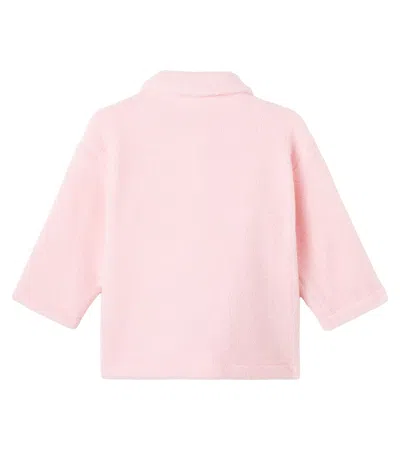 Il Gufo Teddy Duffel Coat In Pink