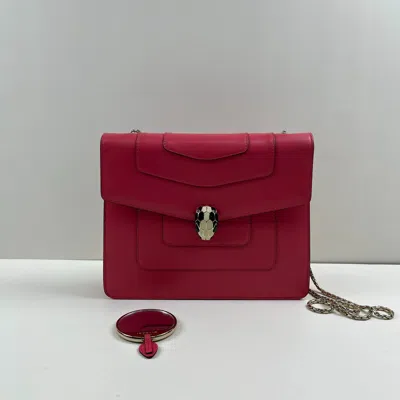 Bvlgari Women Pre-loved Bag Very Good Condition In Red