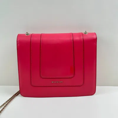 Bvlgari Women Pre-loved Bag Very Good Condition In Red