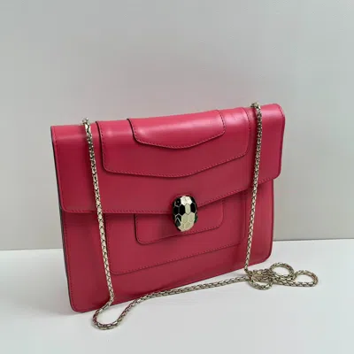 Bvlgari Women Pre-loved Bag Very Good Condition In Red