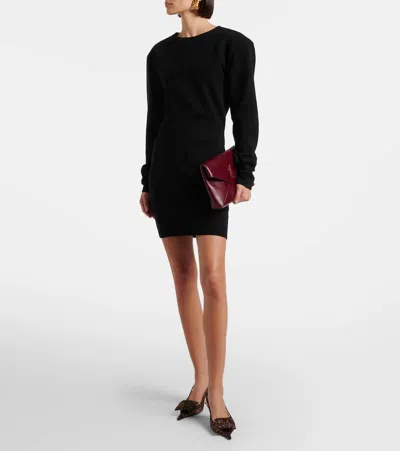 Saint Laurent Dakota Rose Leopard Satin Slingback Pumps In Brown