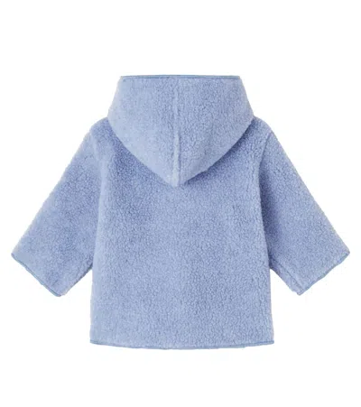 Il Gufo Teddy Duffel Coat In Blue
