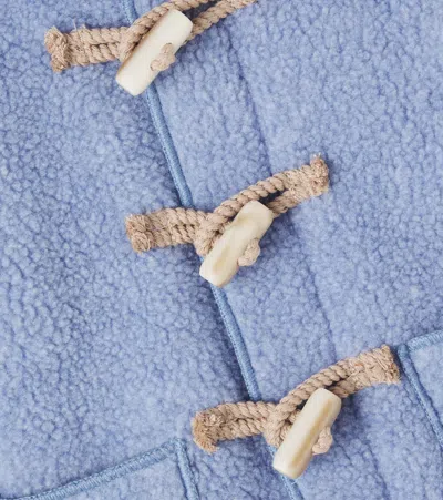 Il Gufo Teddy Duffel Coat In Blue