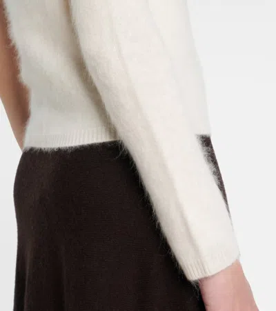 Lisa Yang Dae One-shoulder Cashmere Top In White