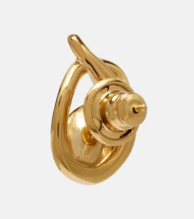 Oscar De La Renta Looped Teardrop Earrings In Gold