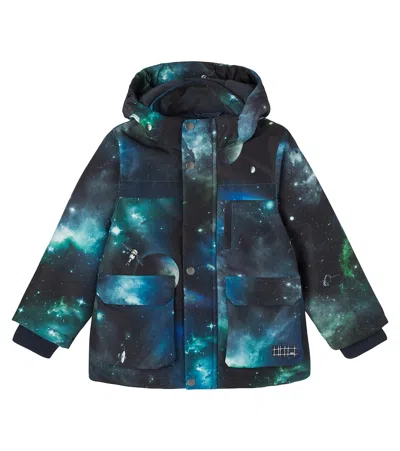 Molo Heiko Printed Ski Jacket In Multi