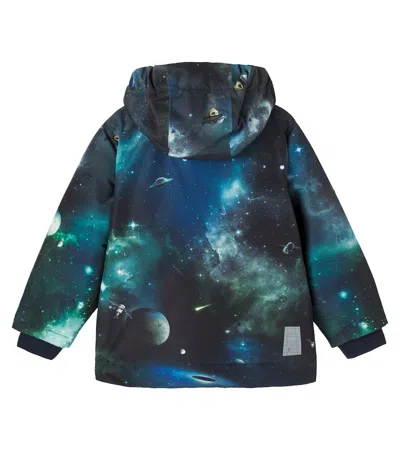 Molo Heiko Printed Ski Jacket In Multi