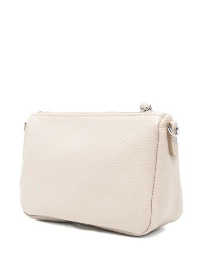 Gianni Chiarini Logo-patch Crossbody Bag In Neutral