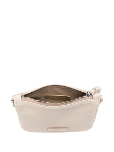 Gianni Chiarini Logo-patch Crossbody Bag In Neutral