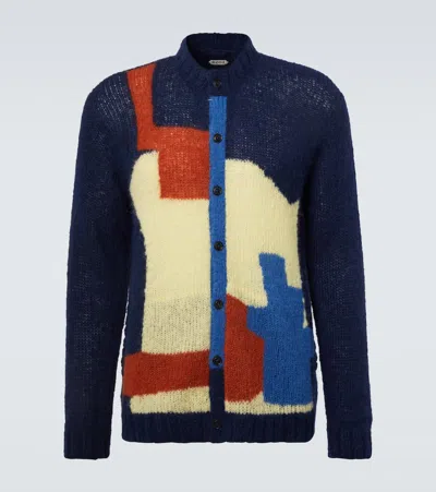 Bode Chapeau Alpaca-blend Cardigan In Multi