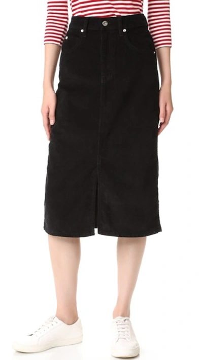 Eve Denim Tallulah Skirt In Black