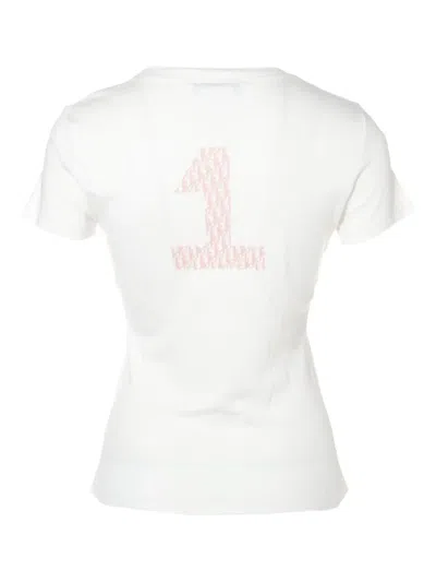 Pre-owned Dior 2004 Trotter-logo T-shirt In White