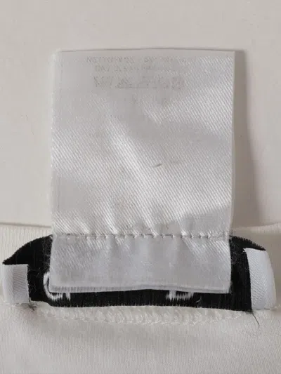 Pre-owned Dior 2004 Trotter-logo T-shirt In White