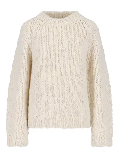 Lvir Alpaca Blend Sweater In Neutral
