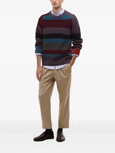 Barbour Striped Wool Sweater In Multi