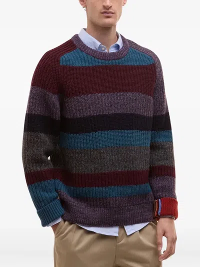 Barbour Striped Wool Sweater In Multi