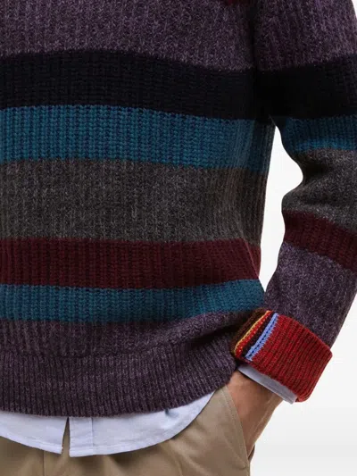 Barbour Striped Wool Sweater In Multi