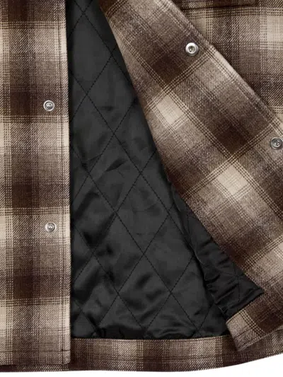 Studio Tomboy Checked-pattern Shirt In Brown