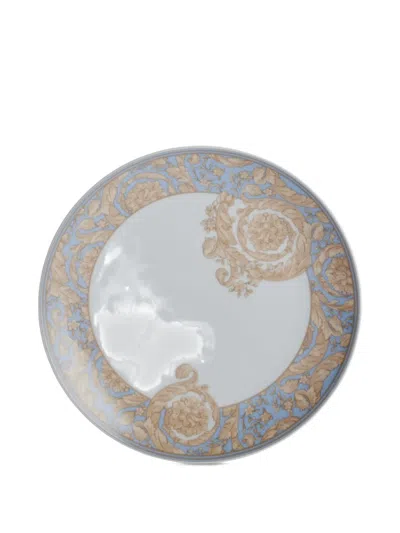 Versace Home Barocco-print Kids Tableware (set Of Three) In Neutral