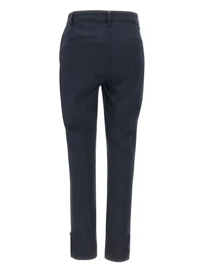 Liu •jo Logo-button Chinos In Blue