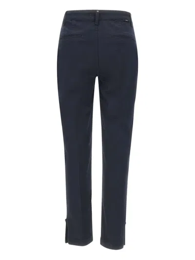 Liu •jo Logo-button Chinos In Blue