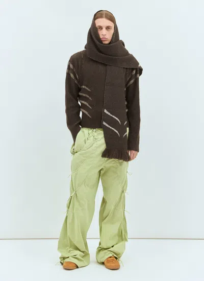 Charlie Constantinou Men Adjustable Fit Cord Pants In Green