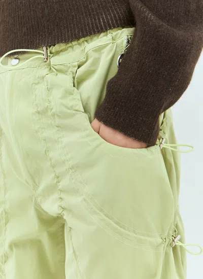 Charlie Constantinou Men Adjustable Fit Cord Pants In Green