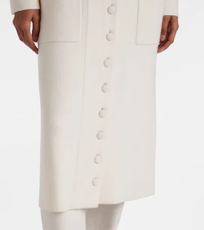Lisa Yang Rhea Cashmere Coat In White