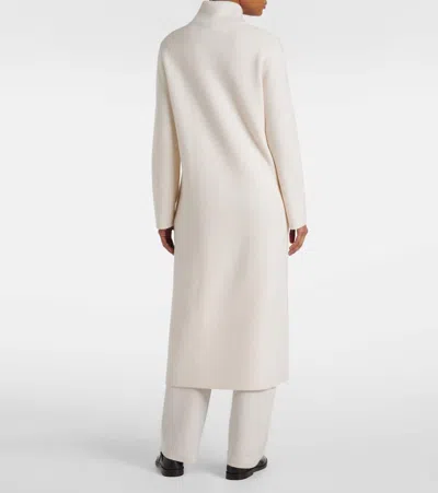 Lisa Yang Rhea Cashmere Coat In White