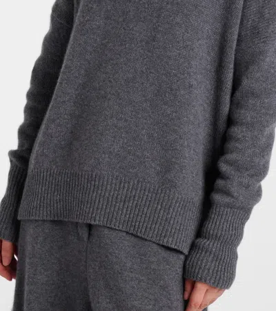 Lisa Yang Heidi Cashmere Turtleneck Sweater In Gray