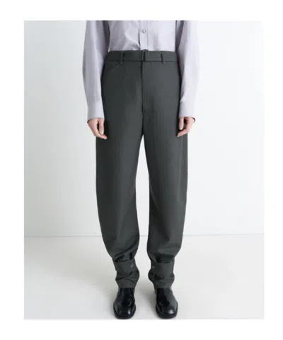Lemaire Curved Tailored Pants In Black
