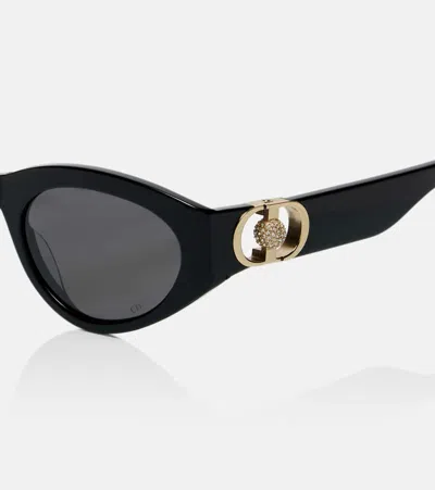 Dior 30montaigne B6i Cat-eye Sunglasses In Black