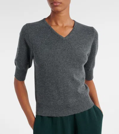 Extreme Cashmere Mel Cashmere Top In Gray